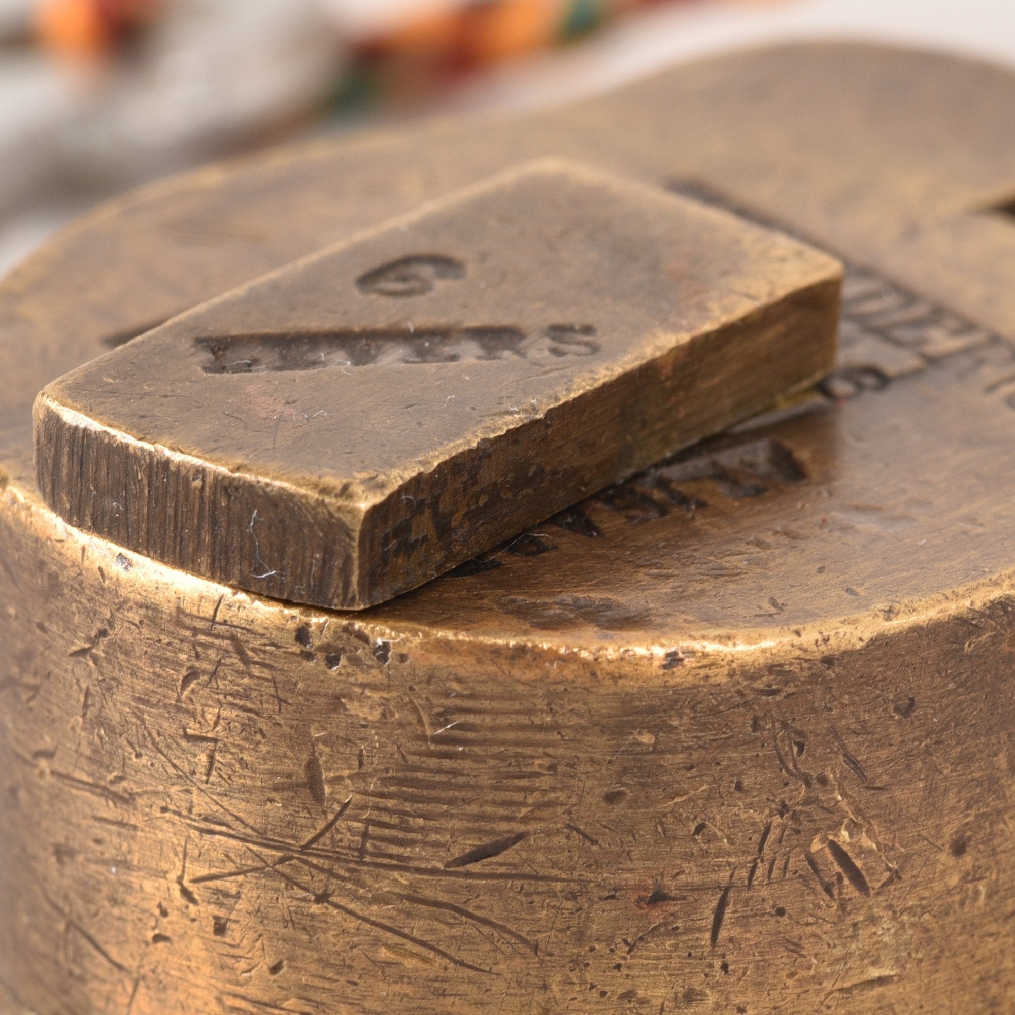 Mini Vintage Brass Lock