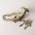 Large Brass Fish lock